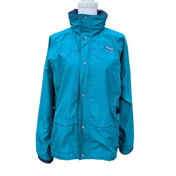 Vintage Patagonia Men's‎ Glade Runner Jacket Style 83122 Teal Blue Hooded Size S - Picture 2 of 14
